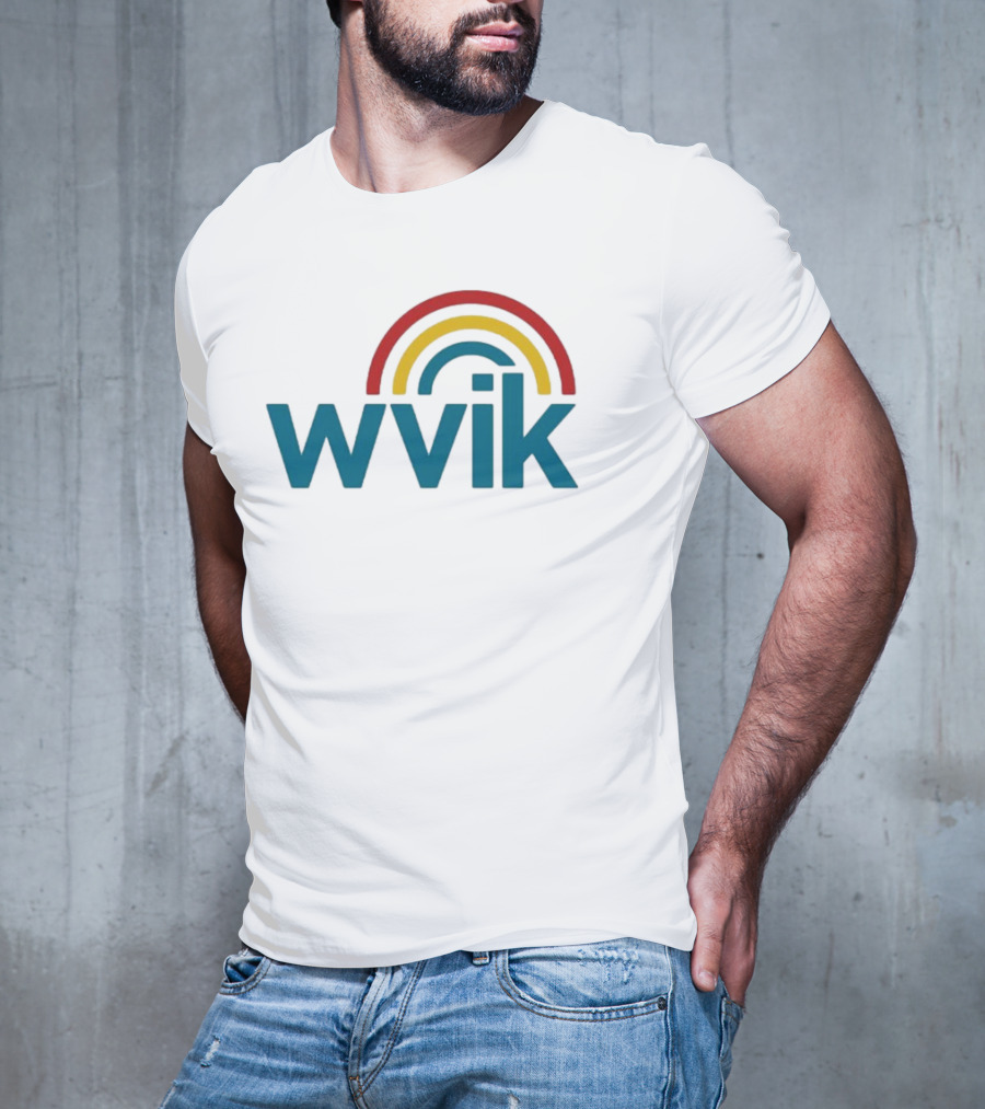 WVIK Rainbow Vintage Retro Style T-Shirt