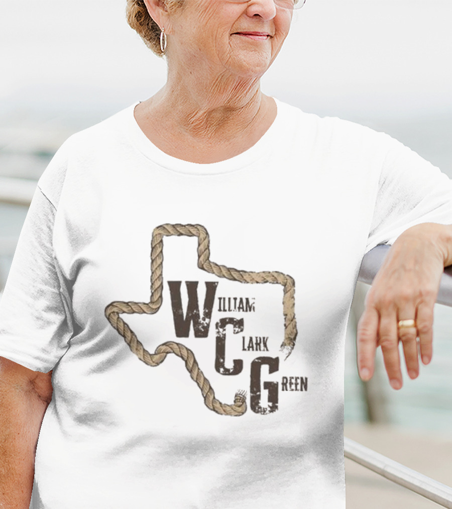 William Clark Green WCG Texas Rope Outline T-Shirt