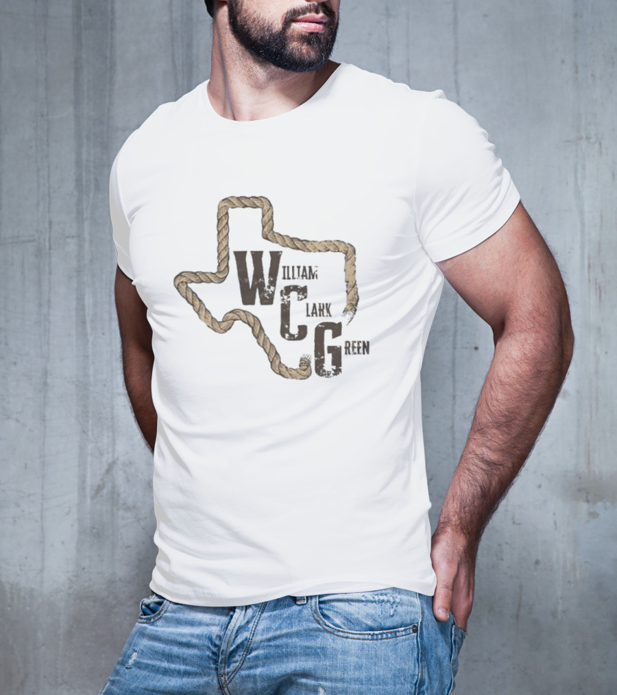 William Clark Green WCG Texas Rope Outline T-Shirt