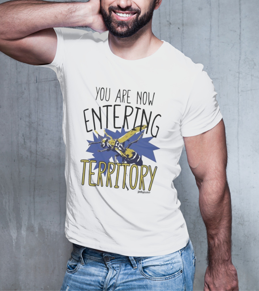 Yellowjackets You Are Now Entering Territory T-Shirt