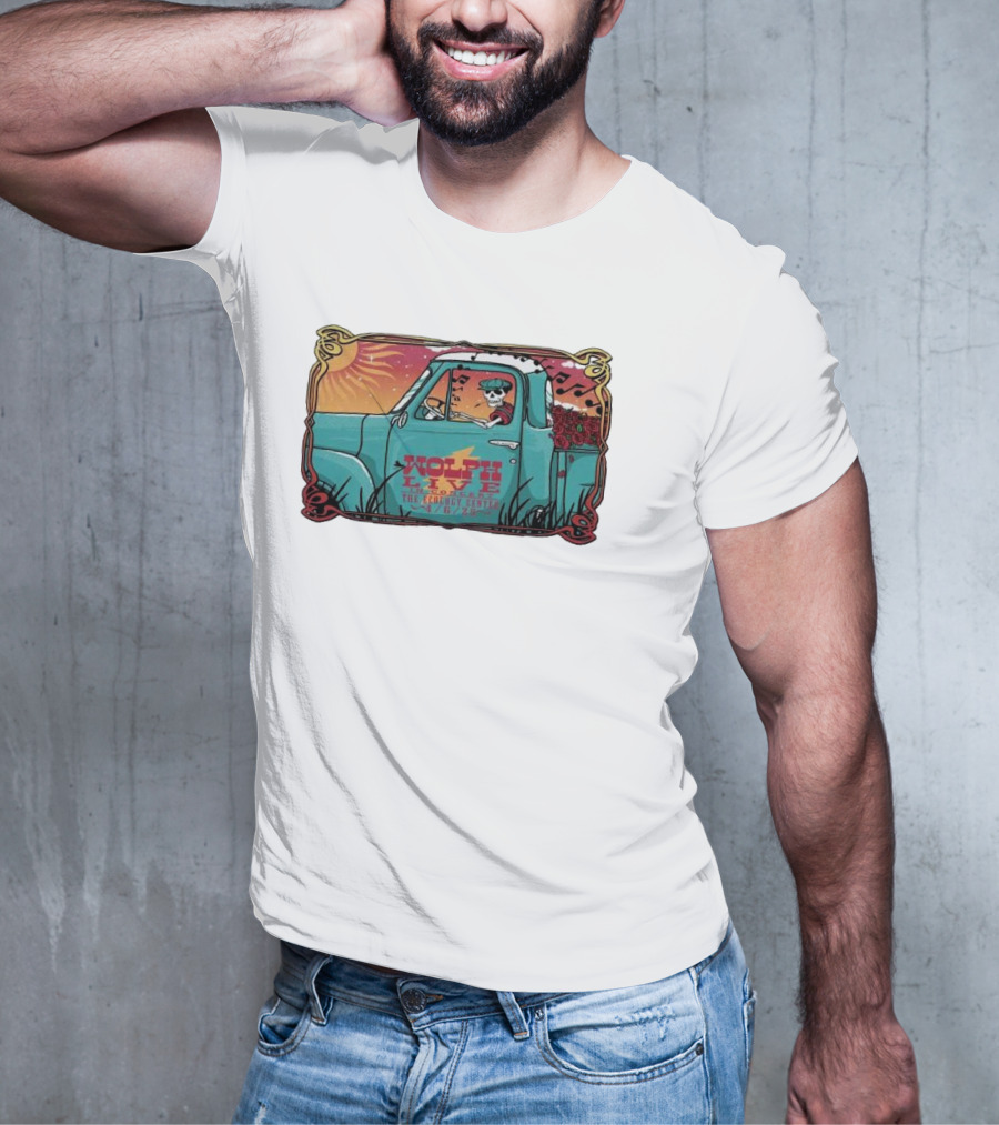 Wolph Live Concert Skeleton Driving Truck April 6 2025 The Ecology Center San Juan Capistrano CA T-Shirt