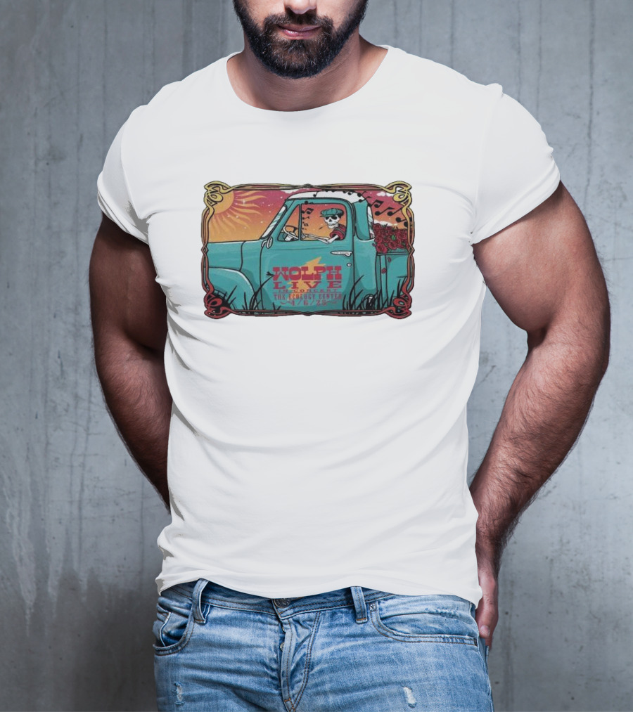 Wolph Live Concert Skeleton Driving Truck April 6 2025 The Ecology Center San Juan Capistrano CA T-Shirt