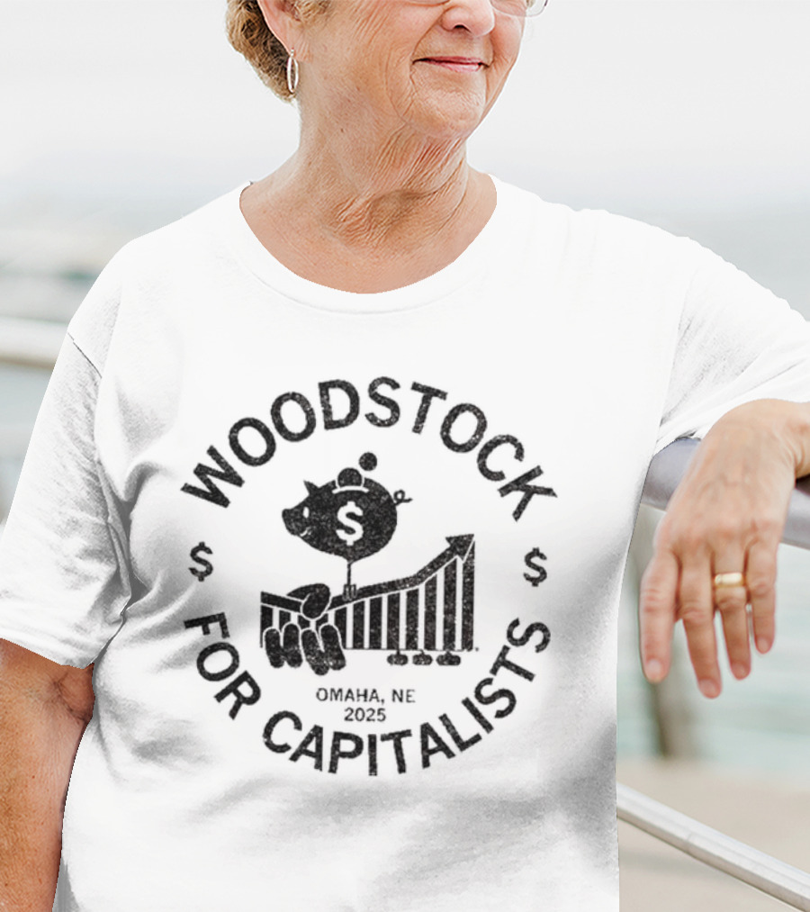 Woodstock For Capitalists Omaha Ne 2025 Dollar Sign Bird Icon T-Shirt
