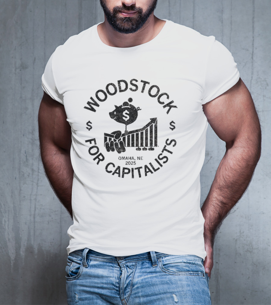 Woodstock For Capitalists Omaha Ne 2025 Dollar Sign Bird Icon T-Shirt
