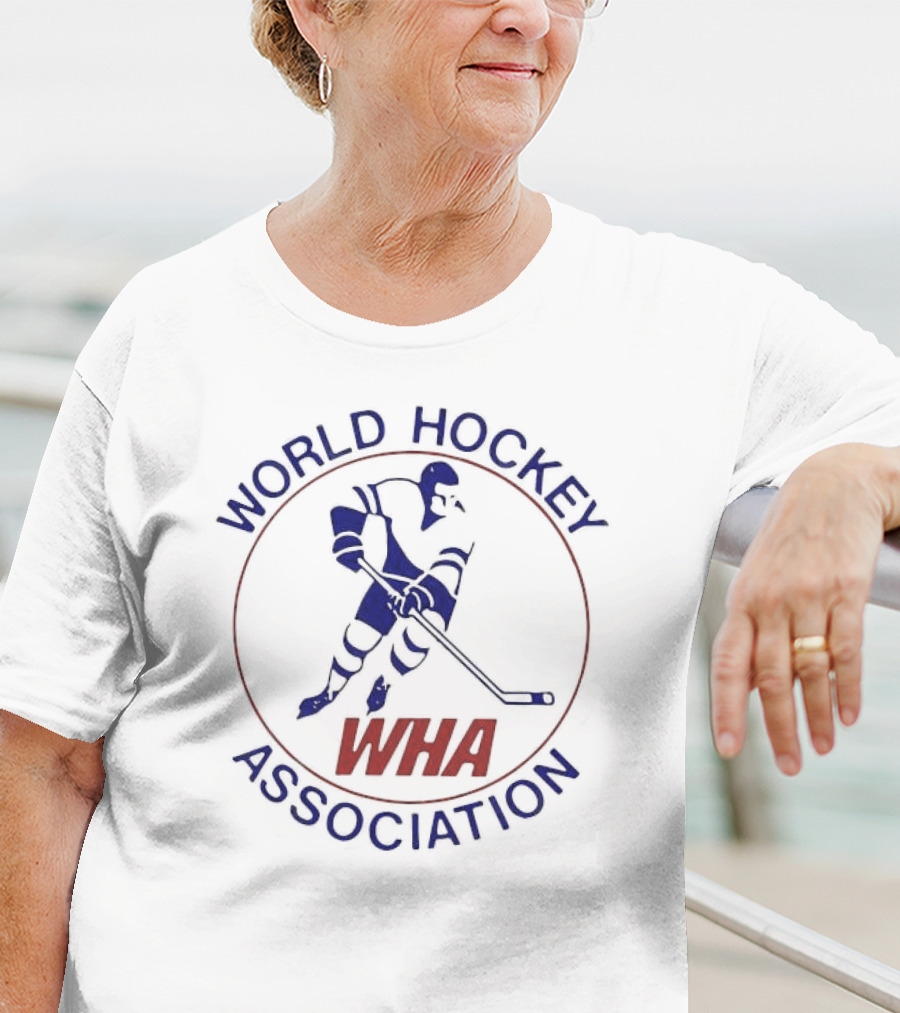 World Hockey Association WHA Player Emblem T-Shirt