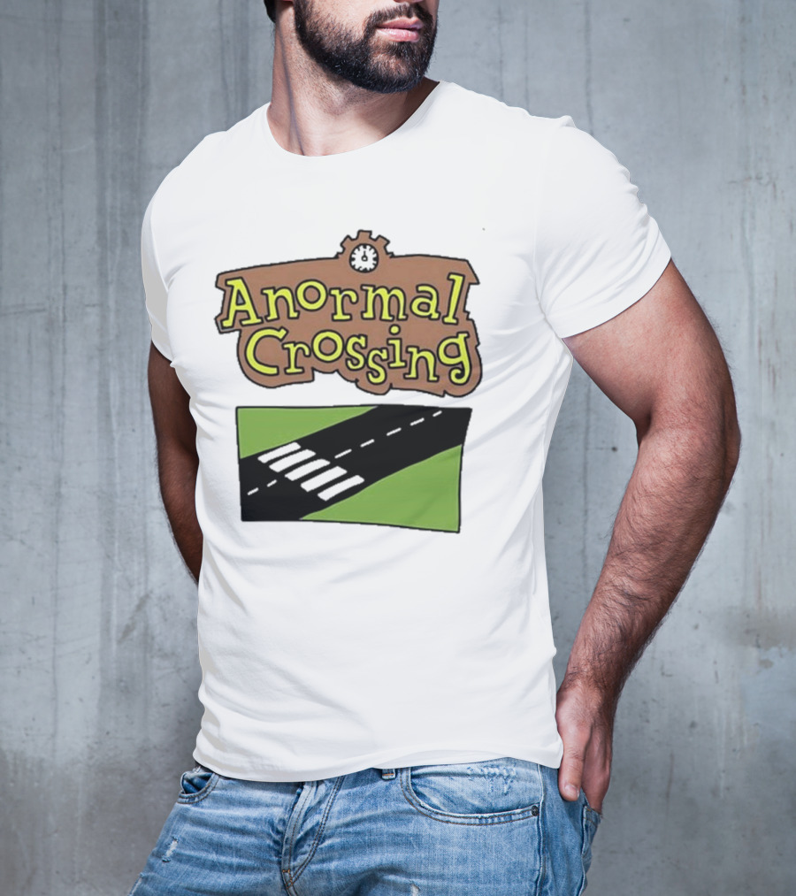 Anormal Crossing Zoe Bread Text And Z Shape Design T-Shirt