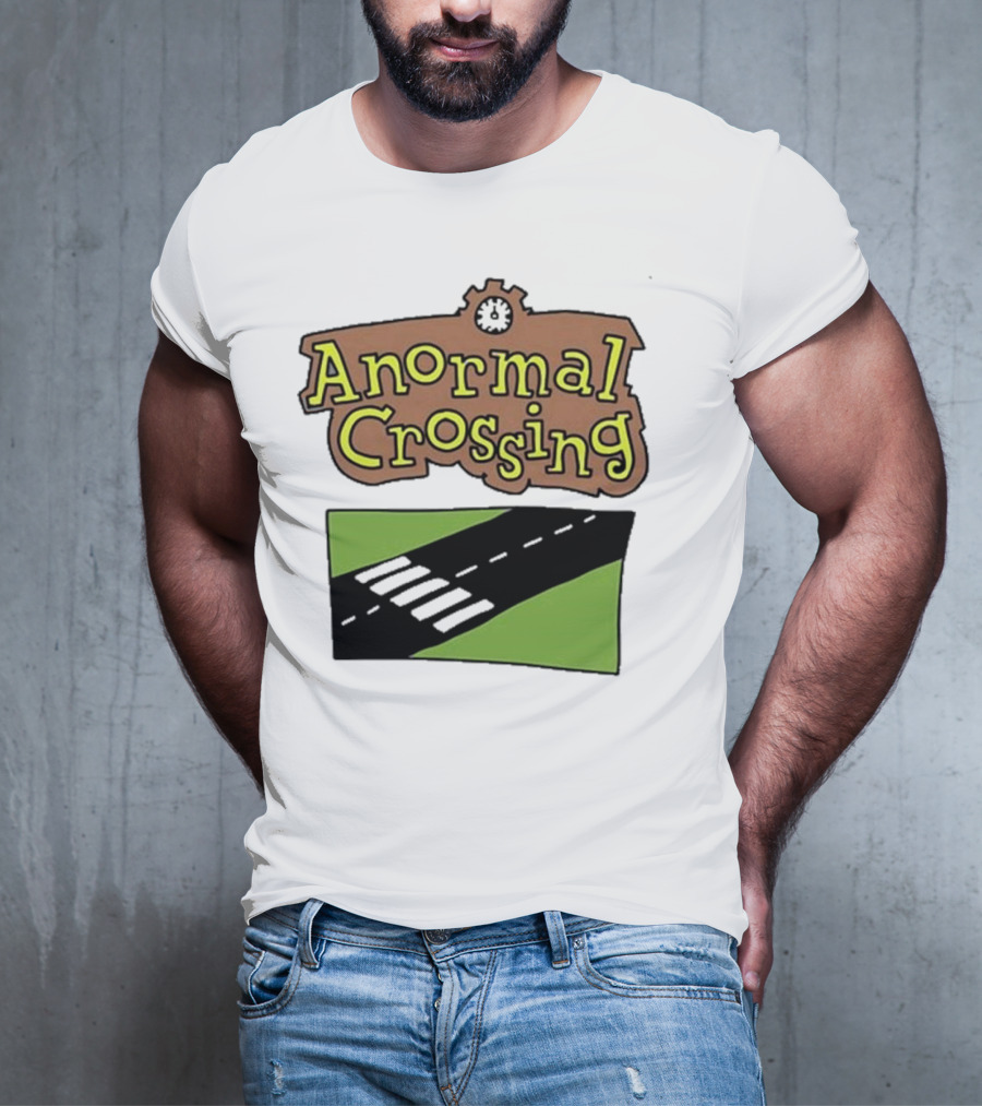 Anormal Crossing Zoe Bread Text And Z Shape Design T-Shirt
