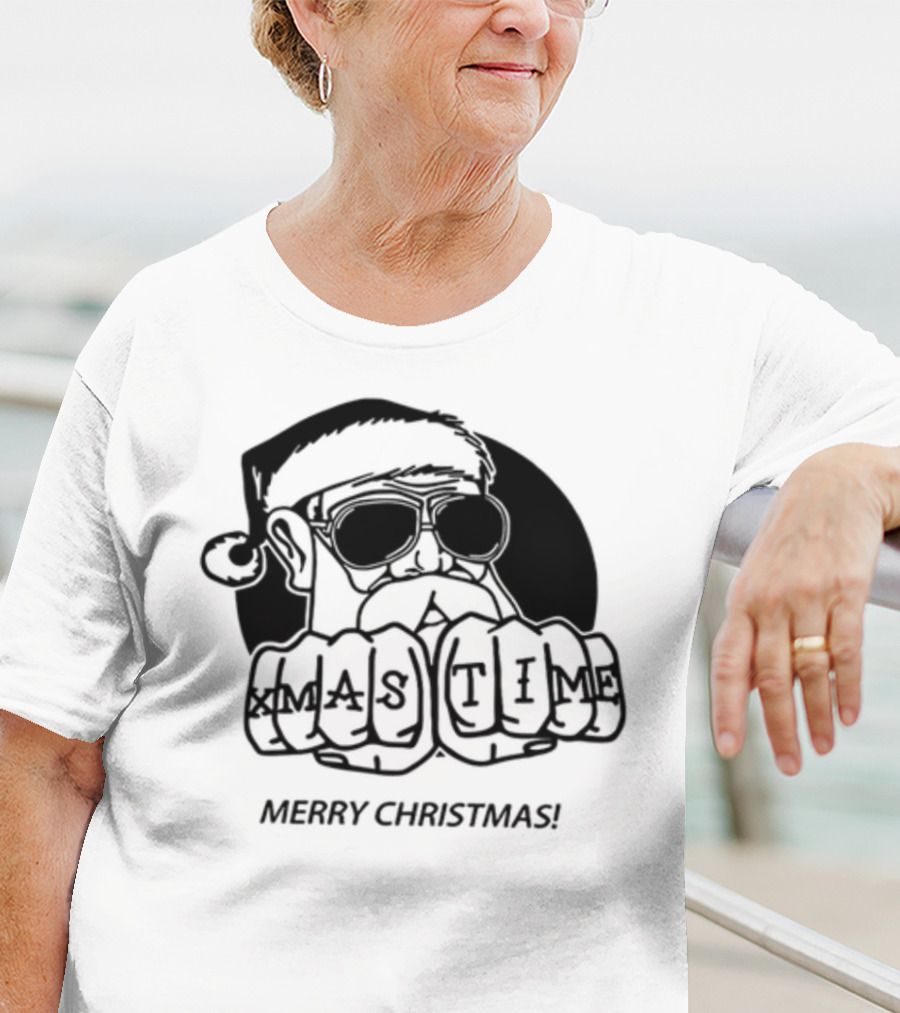 Santa Claus Xmas Time Merry Christmas T-Shirt