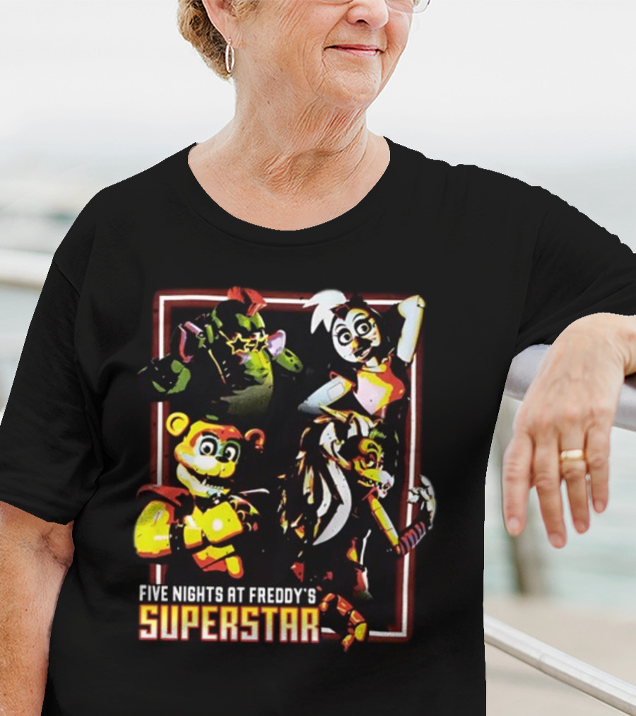 Five Nights At Freddy's Superstar Characters T-Shirt