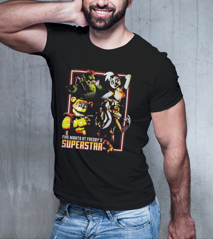 Five Nights At Freddy's Superstar Characters T-Shirt