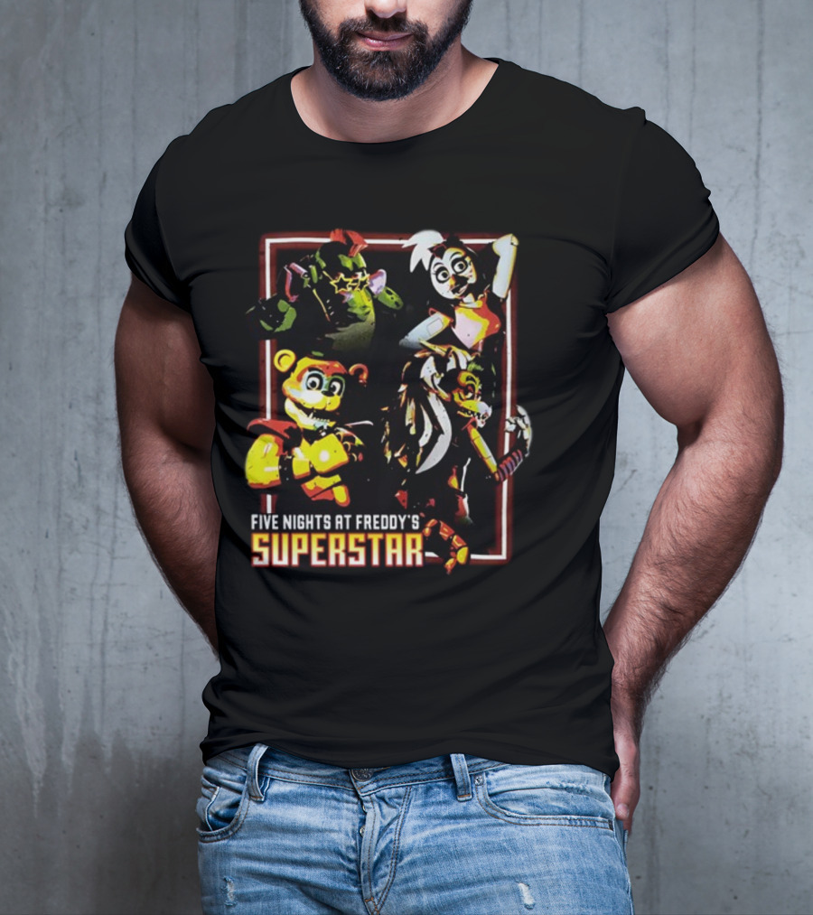 Five Nights At Freddy's Superstar Characters T-Shirt