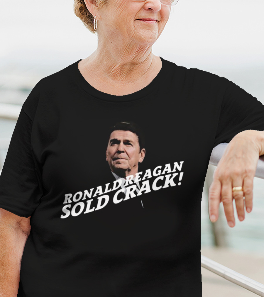 Thechildishstore Ronald Reagan Sold Crack T-Shirt