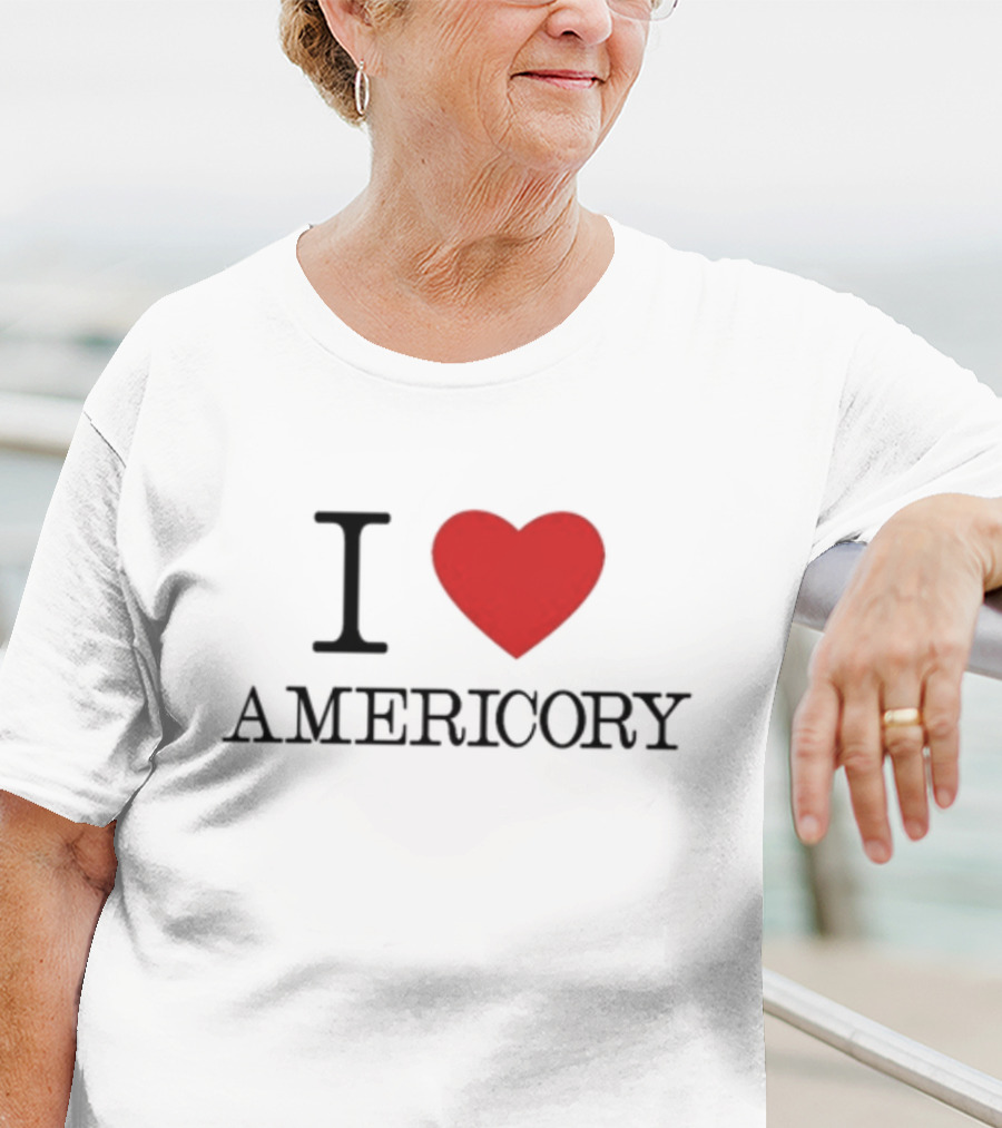 I Heart Americory Red Love Emblem T-Shirt