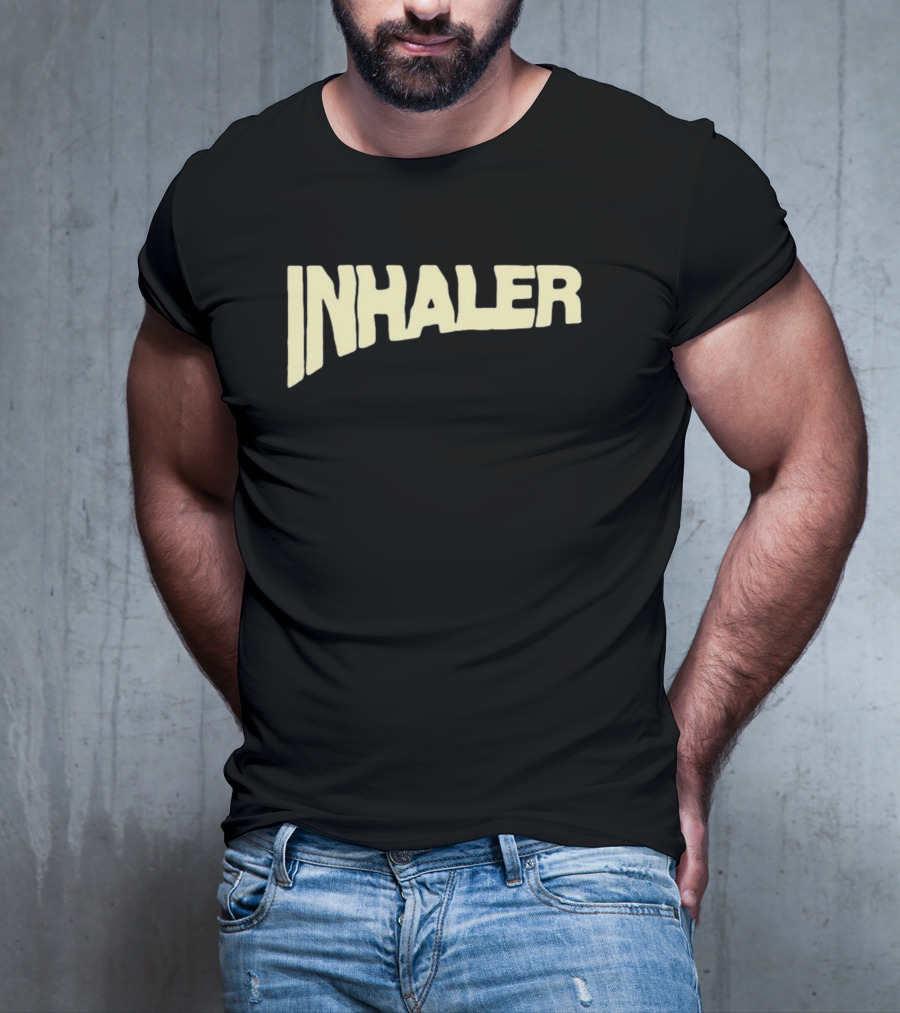 Inhaler Glas-Gow In Ecstasy Neon Typography T-Shirt