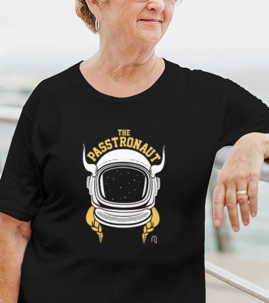 The Passtronaut Astronaut Viking Horns Helmet T-Shirt