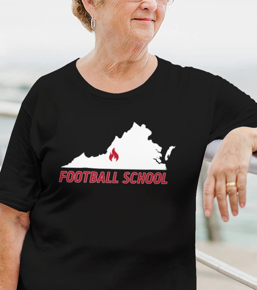 Virginia Fire Football School T-Shirt