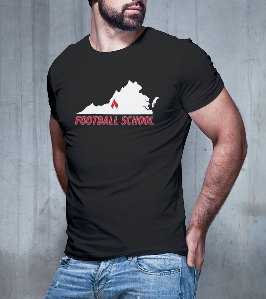 Virginia Fire Football School T-Shirt