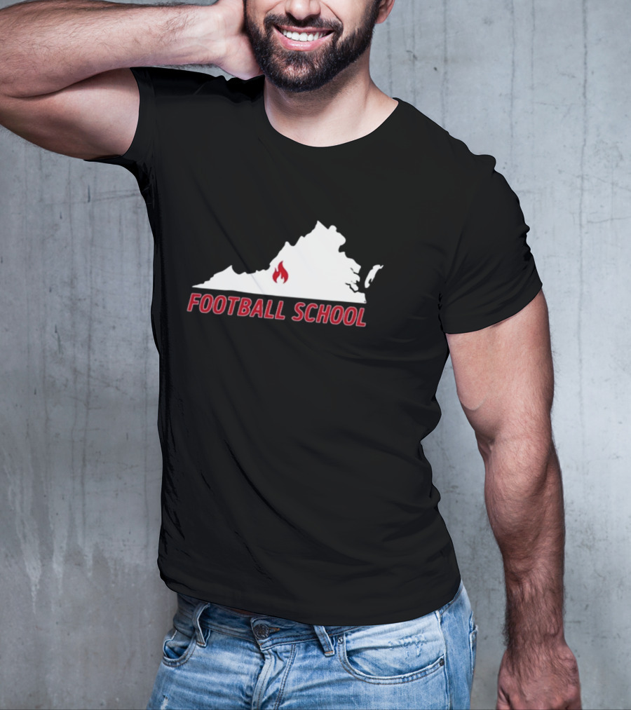 Virginia Fire Football School T-Shirt