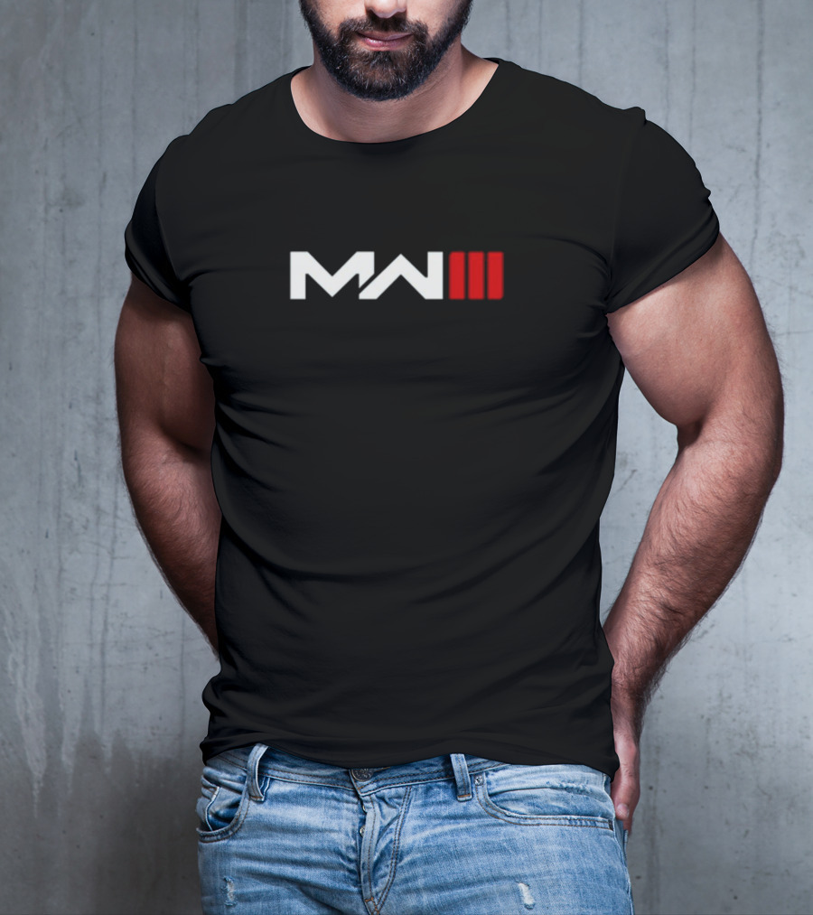 Deaf David MWIII Bold White T-Shirt