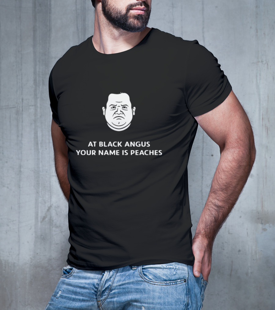 Patton Oswalt Face At Black Angus Your Name Is Peaches T-Shirt