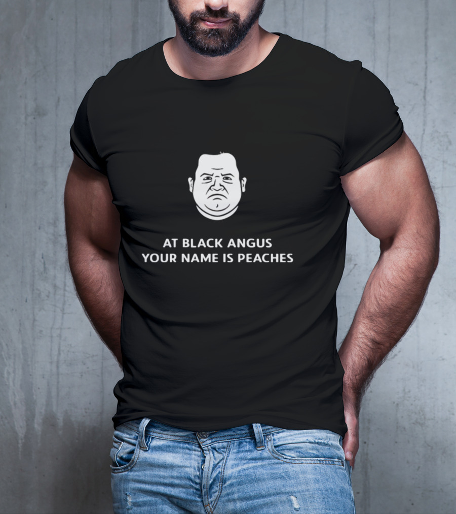 Patton Oswalt Face At Black Angus Your Name Is Peaches T-Shirt