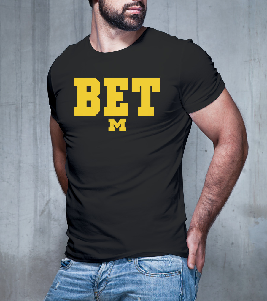 BET M Michigan Football T-Shirt
