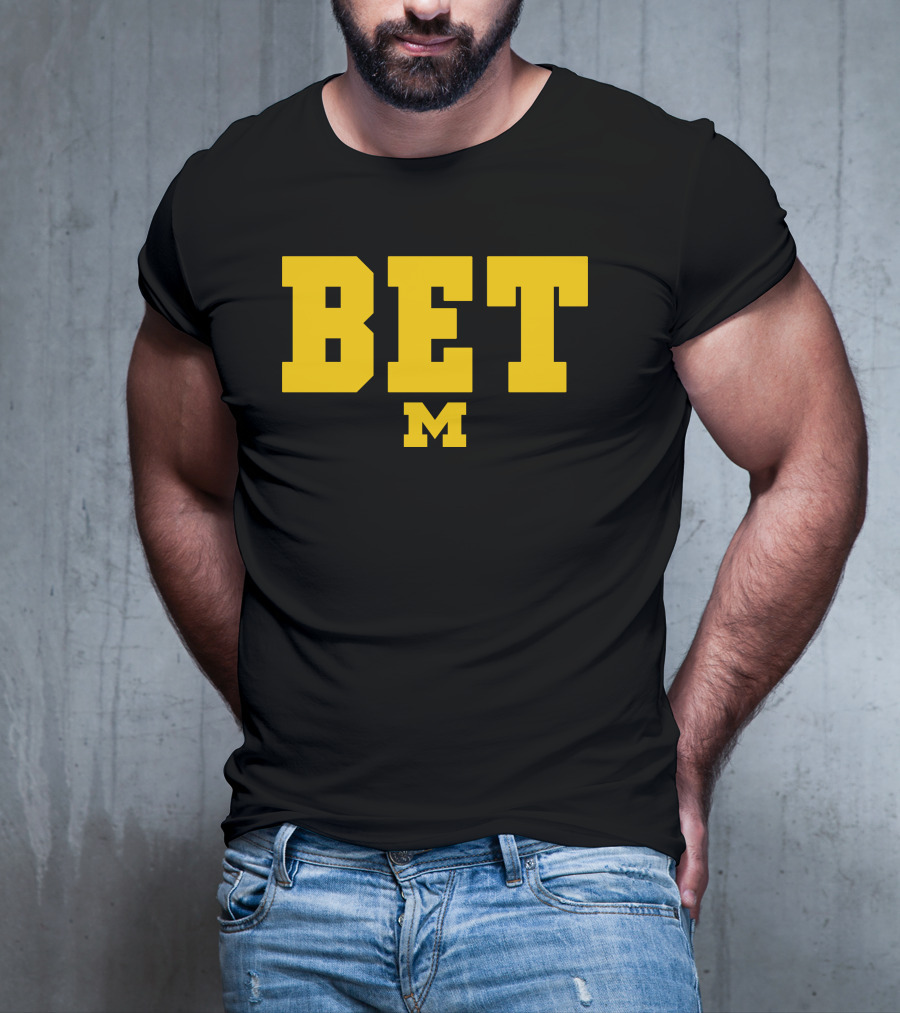 BET M Michigan Football T-Shirt