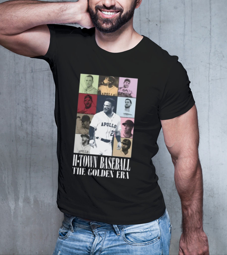 Apollohou H-Town Baseball The Golden Era Apollo Collection T-Shirt