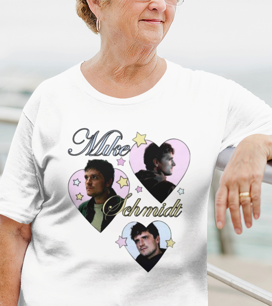 Mike Schmidt Mustardyard Press Shop Stars Hearts T-Shirt