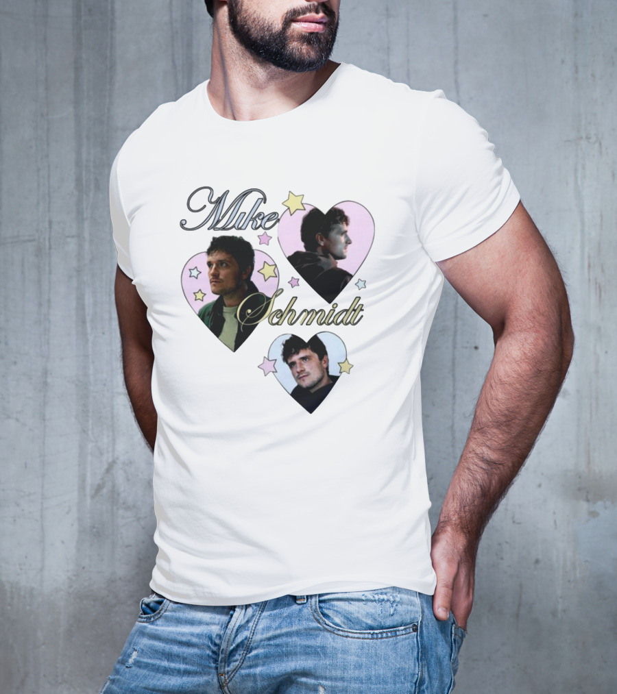 Mike Schmidt Mustardyard Press Shop Stars Hearts T-Shirt