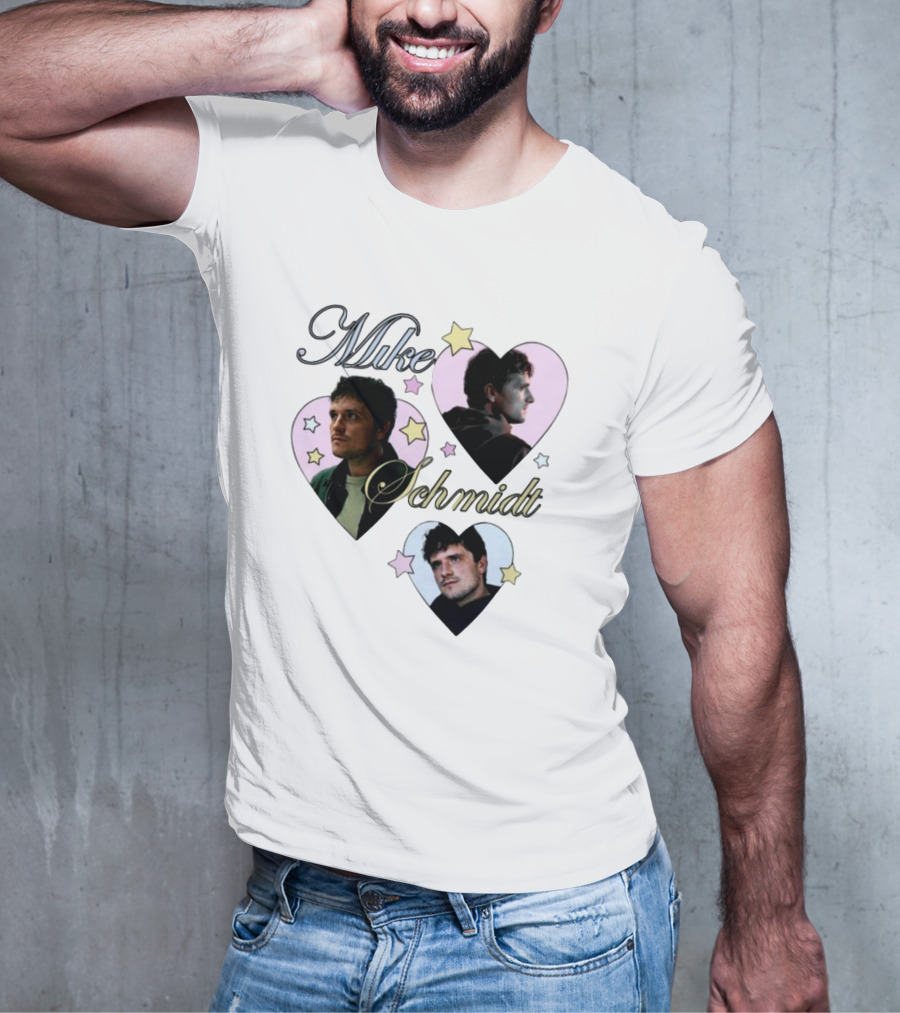 Mike Schmidt Mustardyard Press Shop Stars Hearts T-Shirt