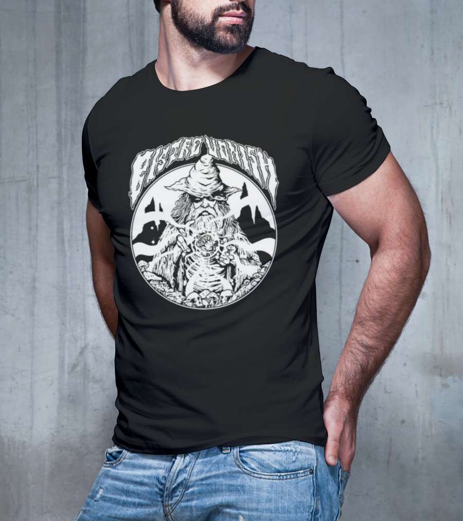 Rawpaw Astro Vonish Wizard Skeleton Pyramids T-Shirt