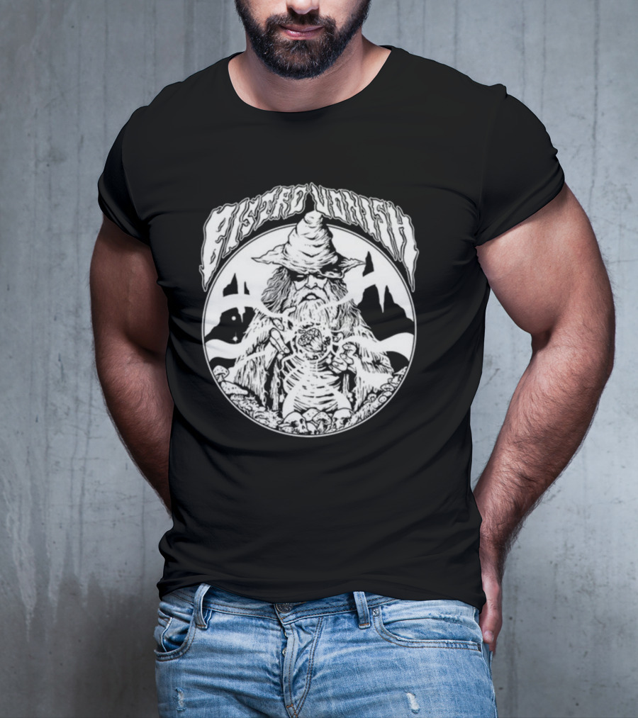 Rawpaw Astro Vonish Wizard Skeleton Pyramids T-Shirt