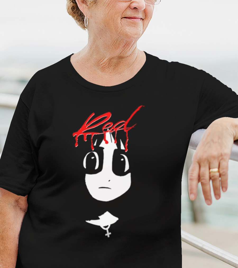 Red Volume One Number One 915 Manga Style Grunge T-Shirt