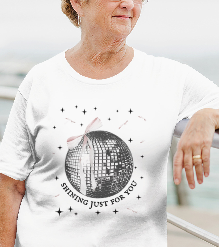 Shining Just For You Disco Ball Stars T-Shirt