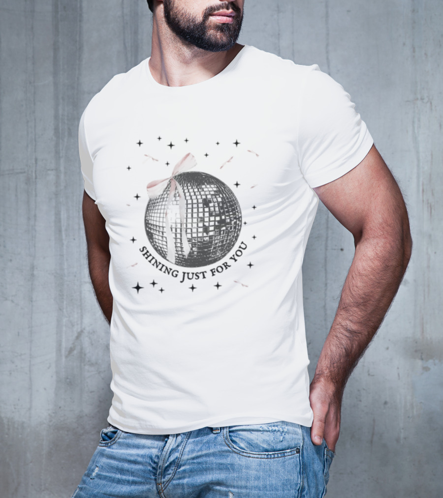 Shining Just For You Disco Ball Stars T-Shirt