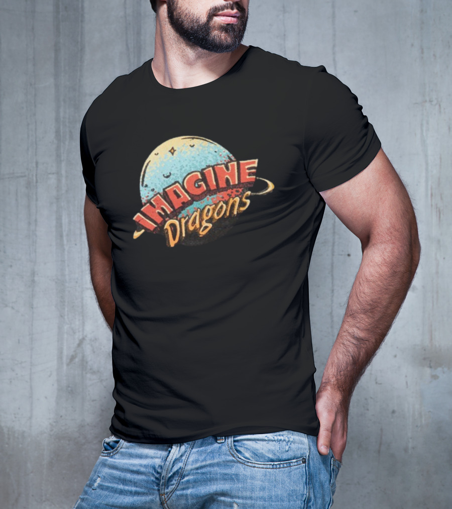 Imagine Dragons Retro Planet T-Shirt