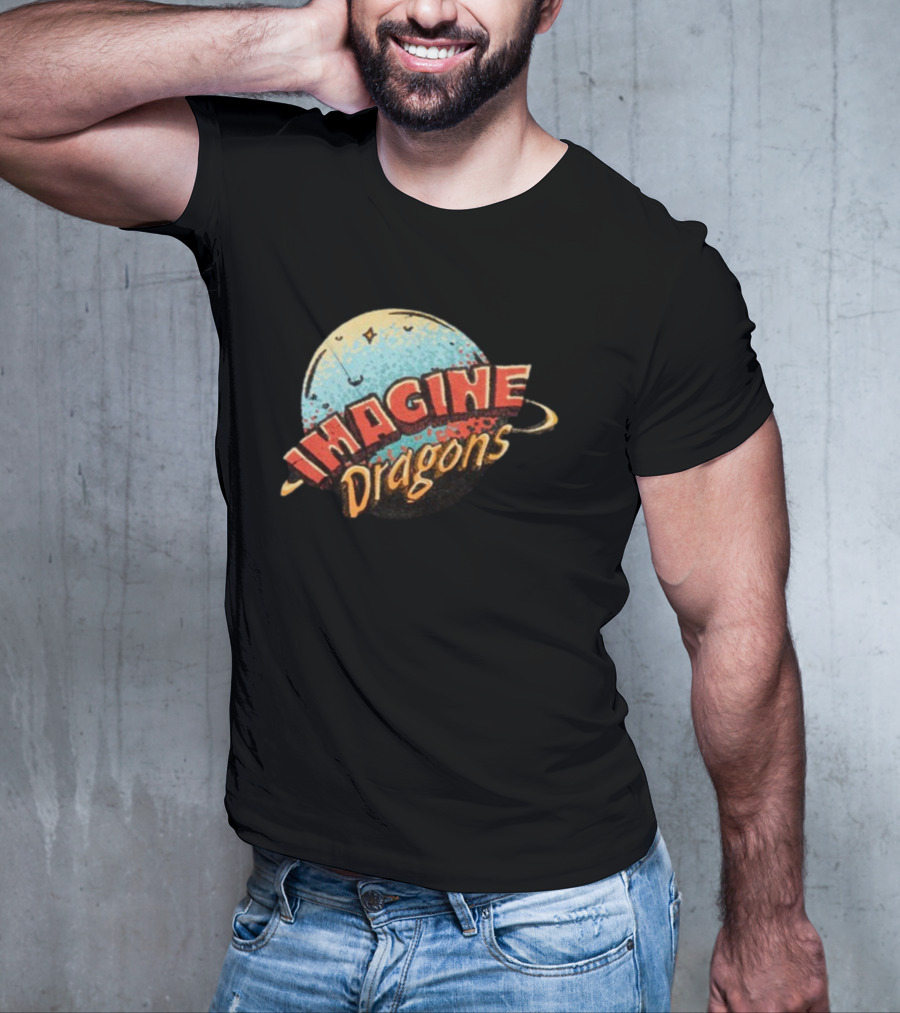 Imagine Dragons Retro Planet T-Shirt