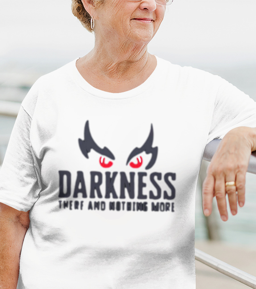 Lamar Jackson Darkness There And Nothing More Red Eyes T-Shirt