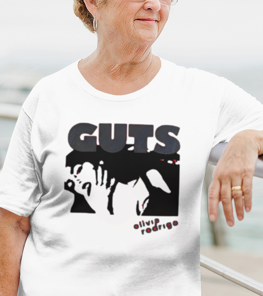 Guts Red Glittering Shadowy T-Shirt