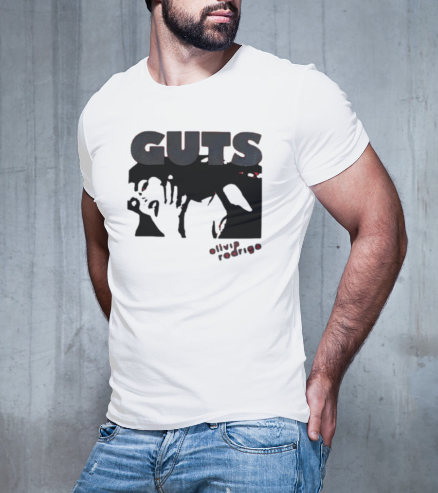 Guts Red Glittering Shadowy T-Shirt