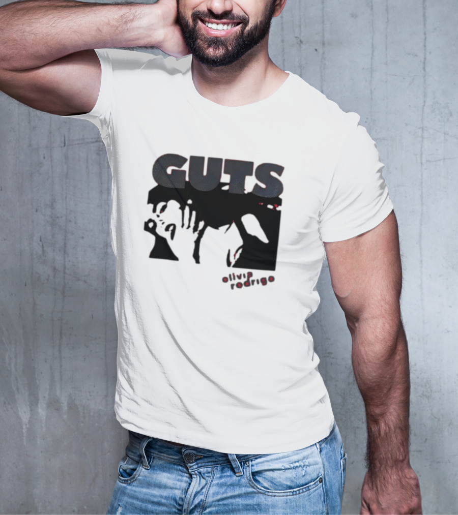 Guts Red Glittering Shadowy T-Shirt