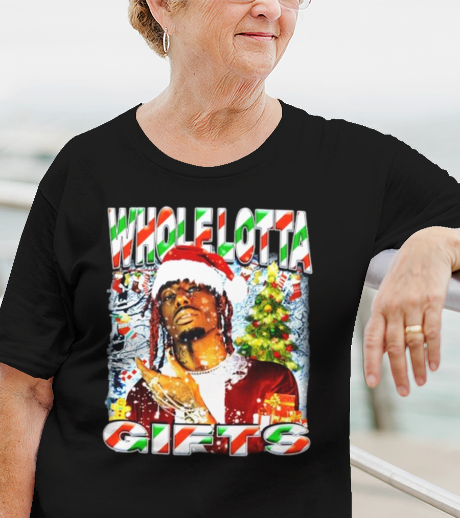 Whole Lotta Gifts Christmas Santa T-Shirt