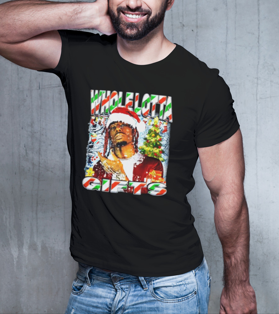 Whole Lotta Gifts Christmas Santa T-Shirt