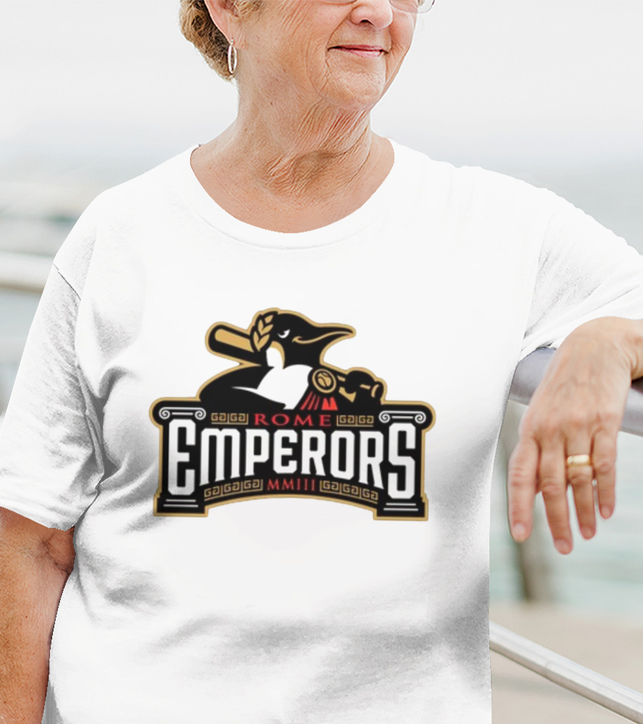 Rome Emperors Baseball MMIII Penguin T-Shirt