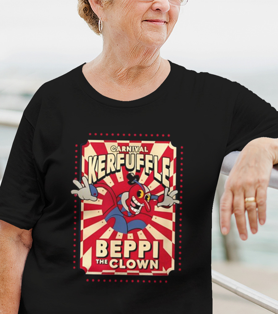 Carnival Kerfuffle Beppi The Clown Vintage Cuphead T-Shirt