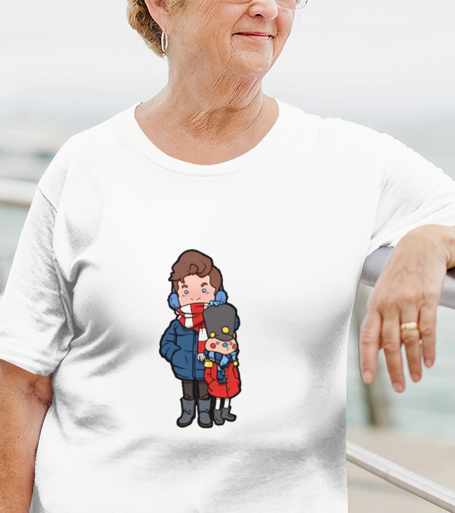 Danny Gonzalez Cartoon Holiday Nutcracker Snowflake T-Shirt