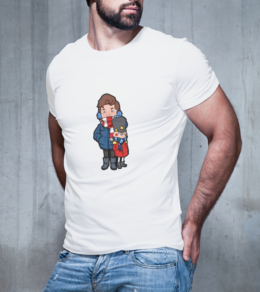 Danny Gonzalez Cartoon Holiday Nutcracker Snowflake T-Shirt