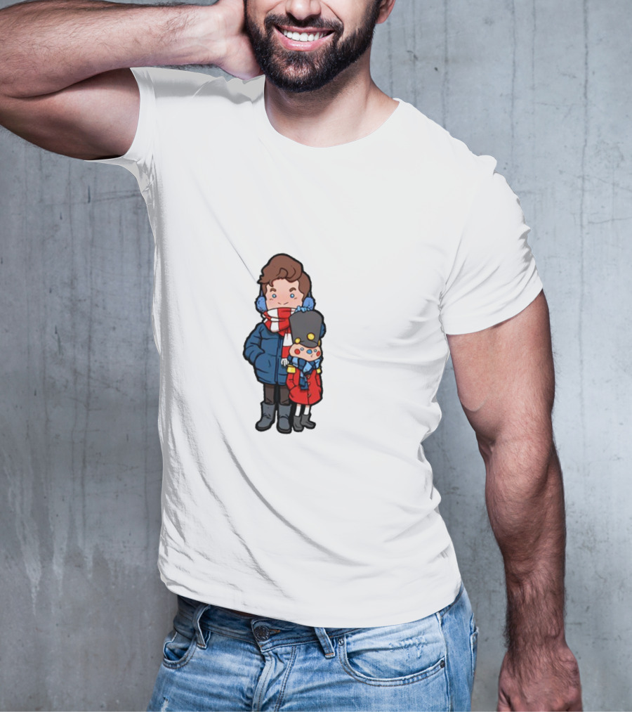 Danny Gonzalez Cartoon Holiday Nutcracker Snowflake T-Shirt