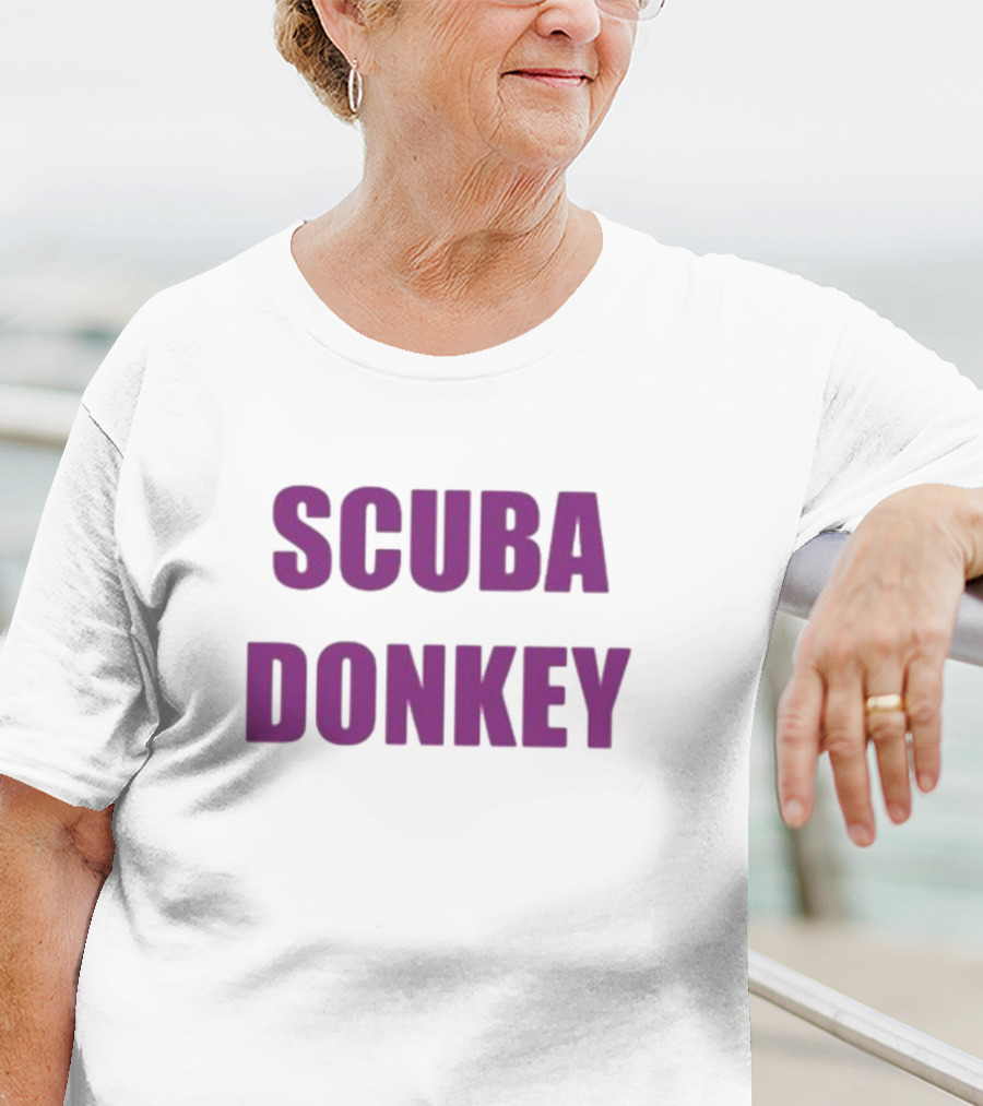 ICarly Scuba Donkey Purple Text T-Shirt
